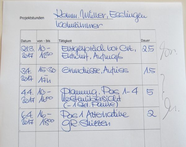 ott / Stundenliste Muster