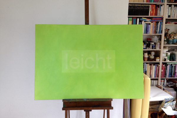 Daniela Ott, Leicht (Acryl auf Leinwand