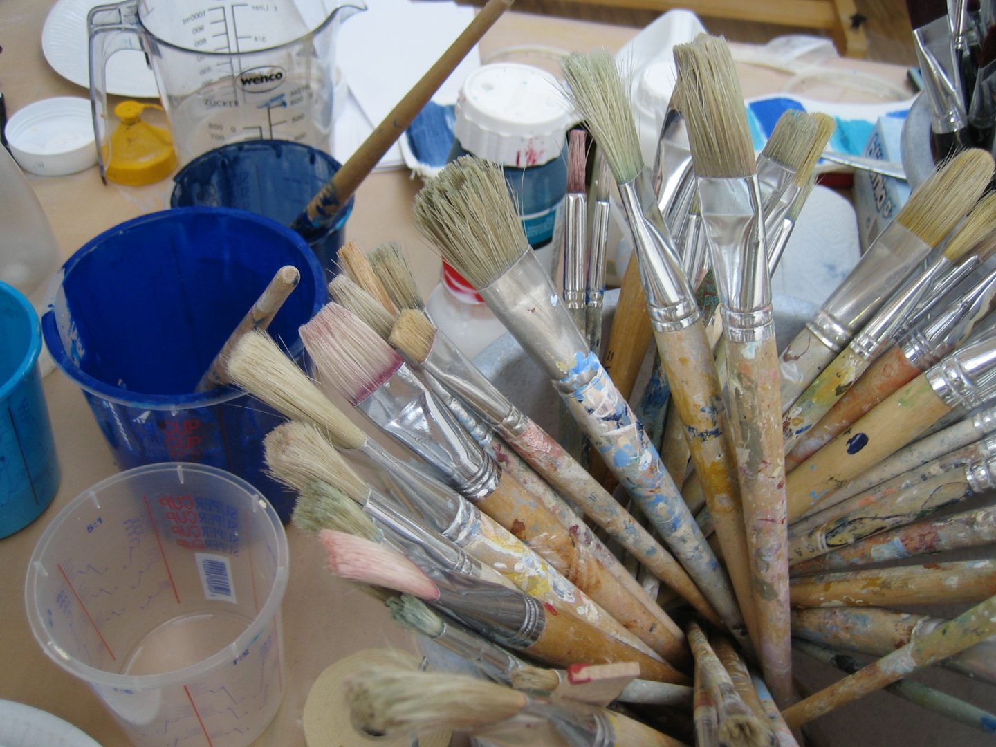 ott / Pinsel im Atelier